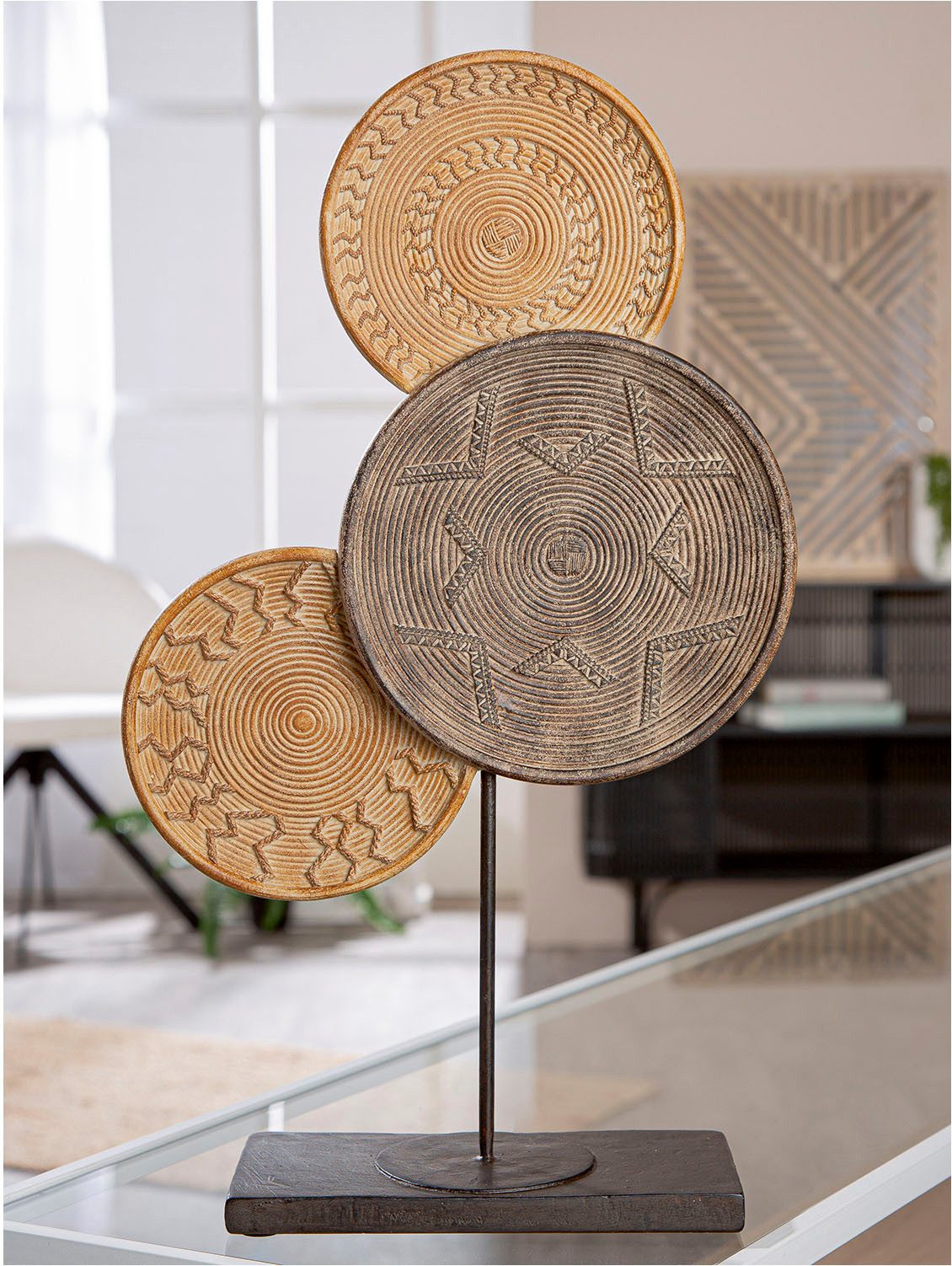 Casablanca by Gilde Dekoobjekt Skulptur rund günstig online kaufen
