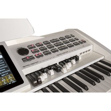 Wersi Entertainer-Keyboard (OAX1 Professional Arranger Keyboard/Orgel, Perlmutt Weiss, 76-Tasten Deluxe-Tastatur, Touch Display, Integrierter Effektprozessor, 1500 Sounds), OAX1, Professional Arranger Keyboard, 76-Tasten Deluxe-Tastatur