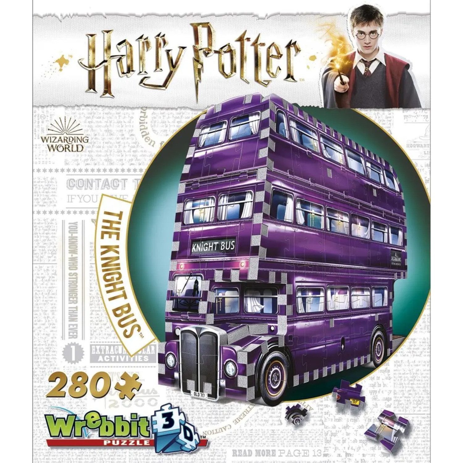 JH-Products Puzzle Der Fahrende Ritter - Harry Potter / The Knight Bus - Harry Potter...., 280 Puzzleteile