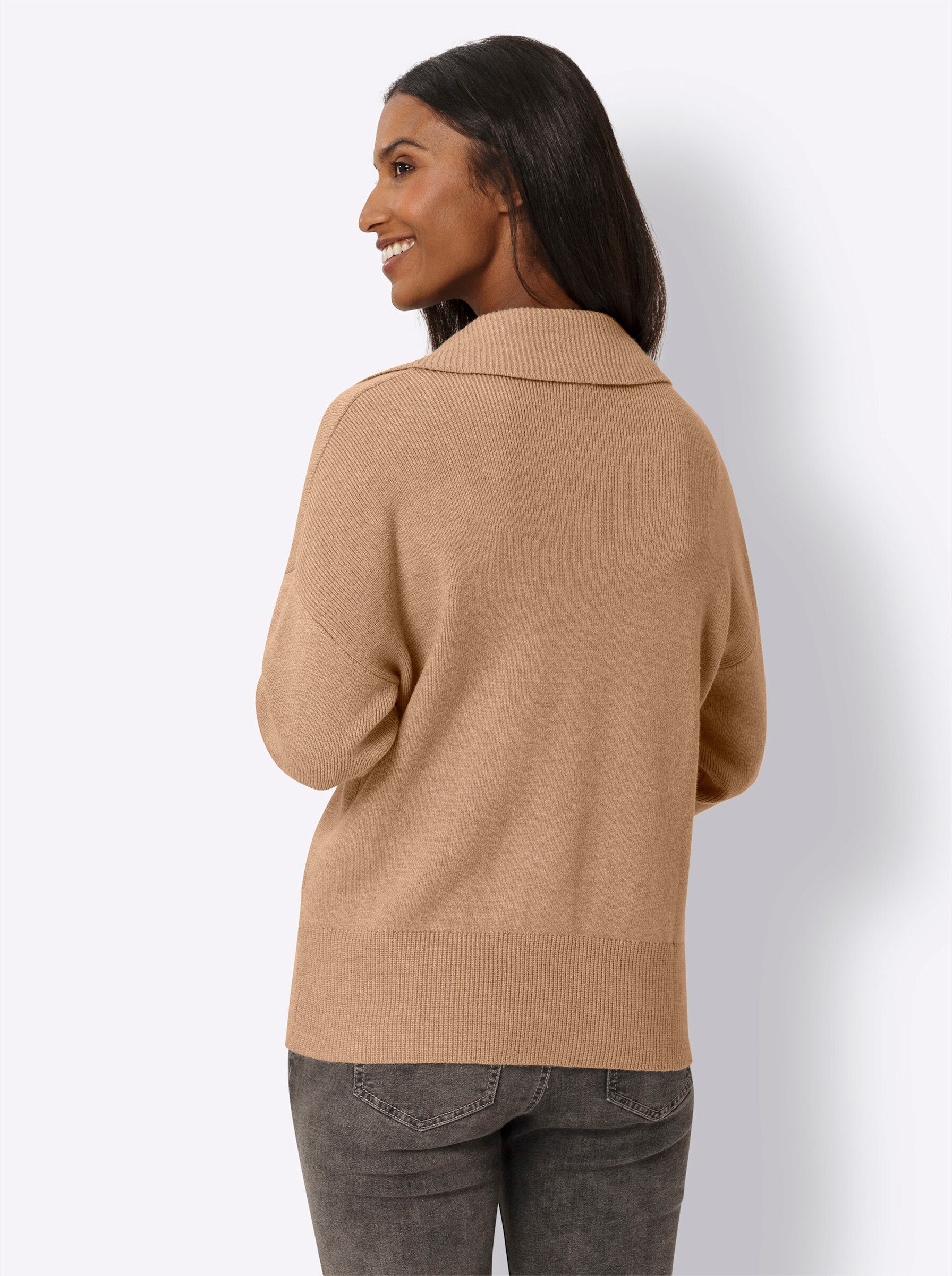 heine Strickpullover Polopullover . günstig online kaufen