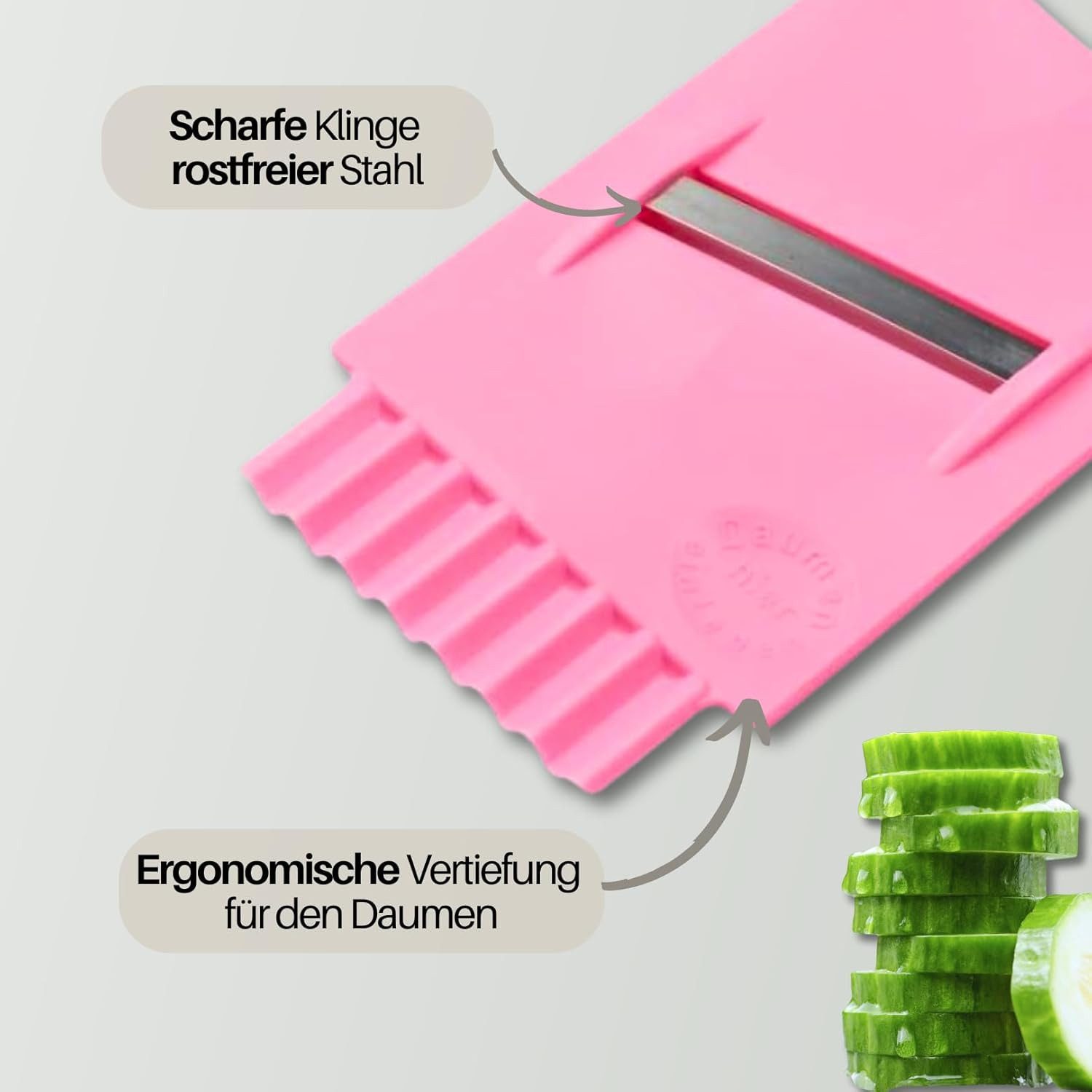 homiez Gemüsehobel rosa - Das Original! – Bild 2 von 4