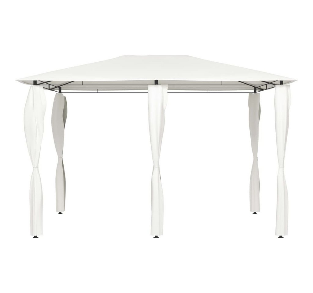 Thumbnail - vidaXL Partyzelt Pavillon mit Pfostenabdeckungen 3x4x2,6 m Creme 160 g/m²