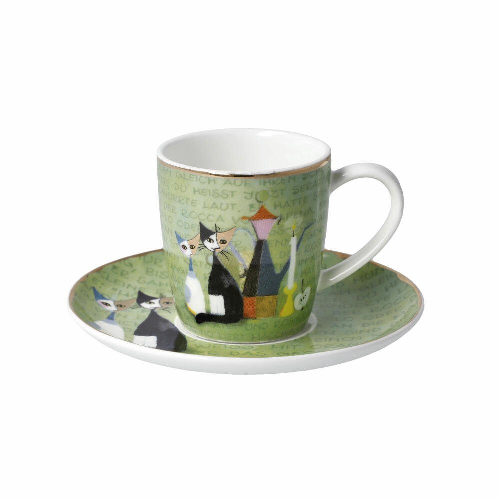 Goebel Espressotasse Rosina Wachtmeister - La Storia di Serafino, Fine Bone China