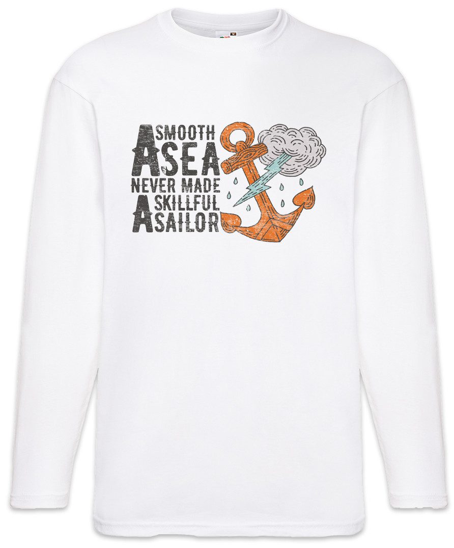 Langarmshirt A Smooth Sea Anchor Langarm T-Shirt Anker Sailor Tattoo Segler Segeln