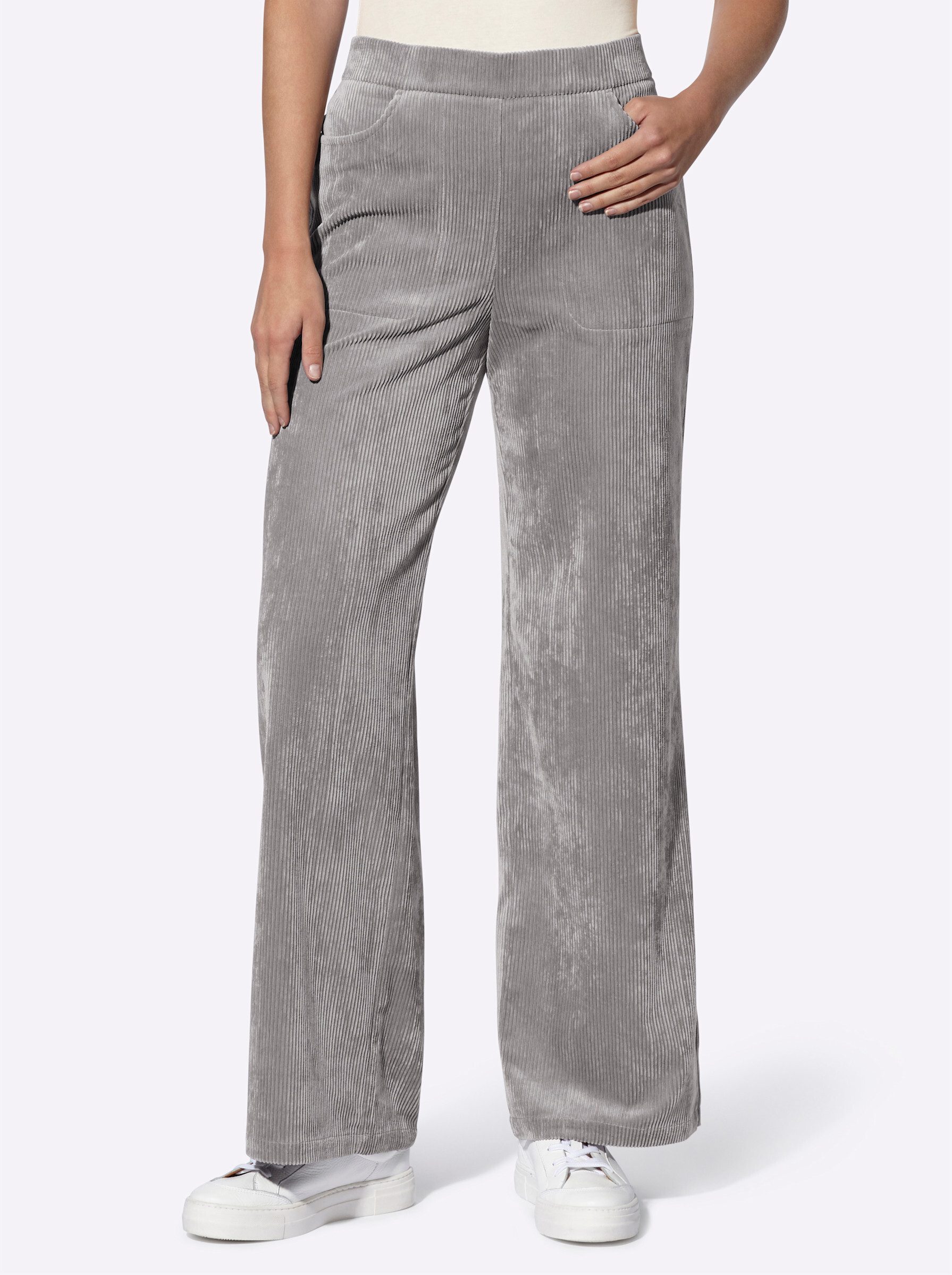 heine Jerseyhose Cordhose Innenbeinlänge ca. 79 günstig online kaufen