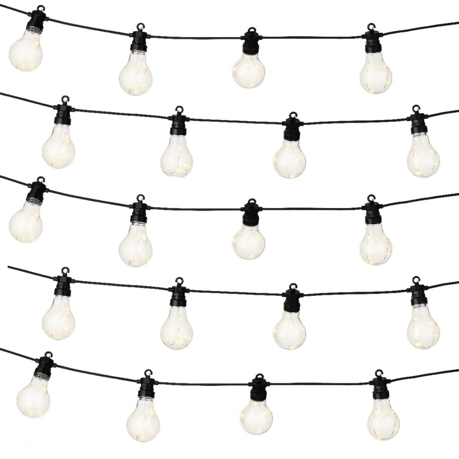MARELIDA LED-Lichterkette GLOW 20 transparente Glühbirnen günstig online kaufen