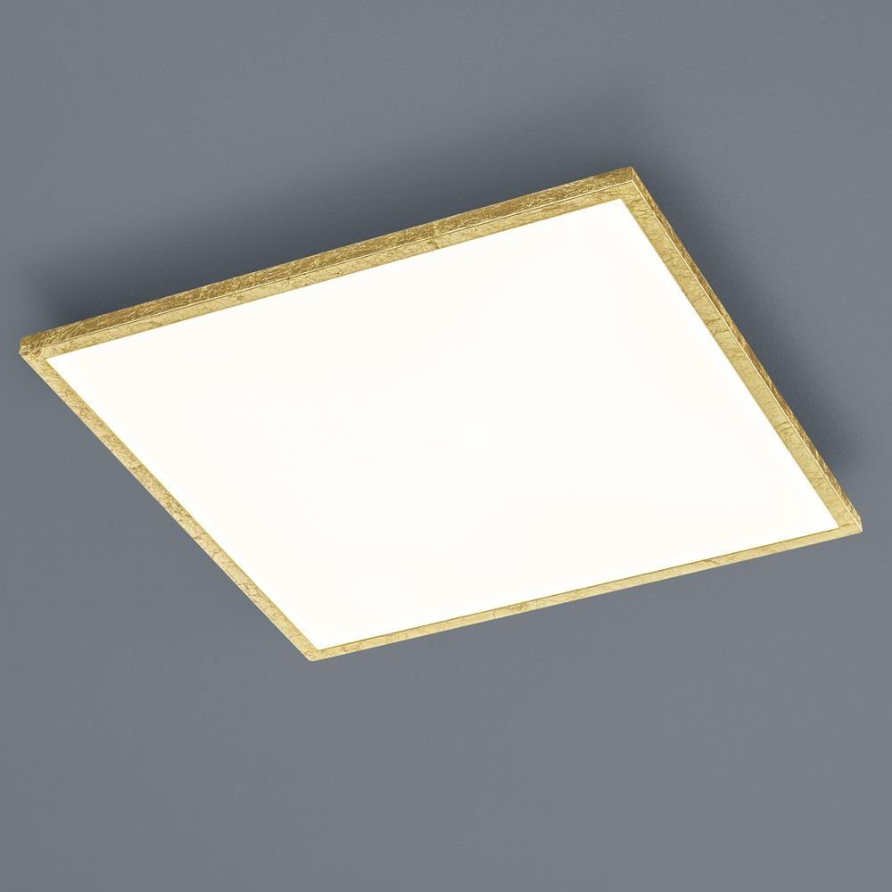 click-licht LED Panel LED Deckenleuchte Rack in Blattgold 20W 1800lm eckig, keine Angabe, Leuchtmittel enthalten: Ja, fest verbaut, LED, warmweiss, LED Panele