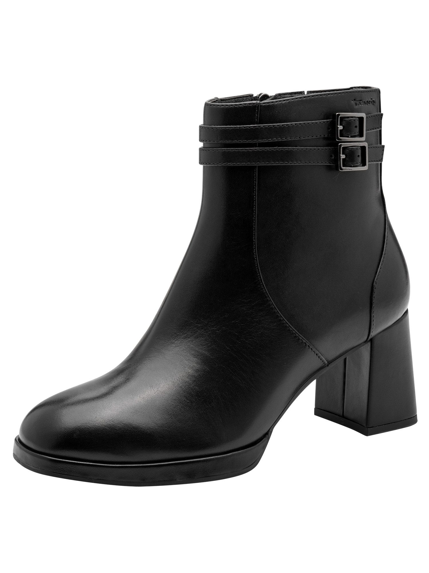 Tamaris WIDE FIT Removable Sock, comfortFit aus Leder Stiefelette Removable Sock