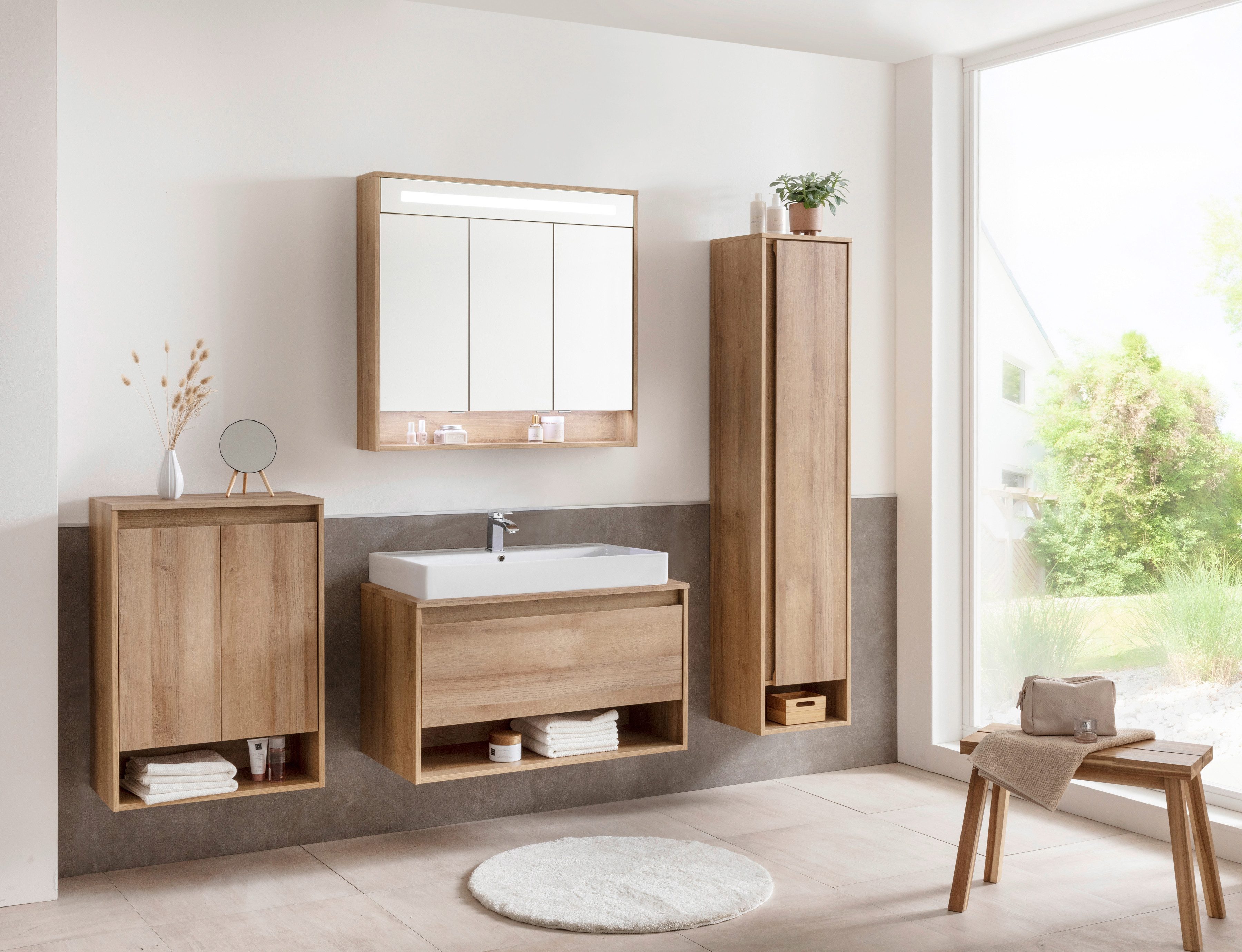 FACKELMANN Midischrank Natura Badmöbel