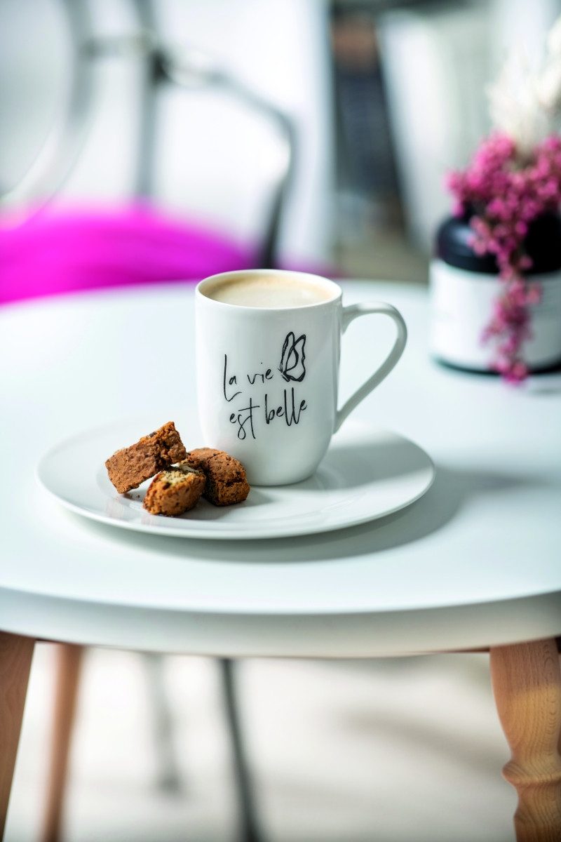 Villeroy & Boch Becher Statement Becher m. H. La vie est belle 280 ml, Premium Porcelain – Bild 2 von 4