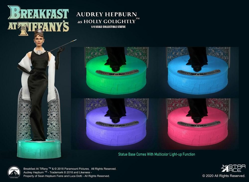 Star Ace Toys Sammelfigur Frühstück bei Tiffany 1/4 Holly Golightly (Audrey Hepburn) 52 cm Statu