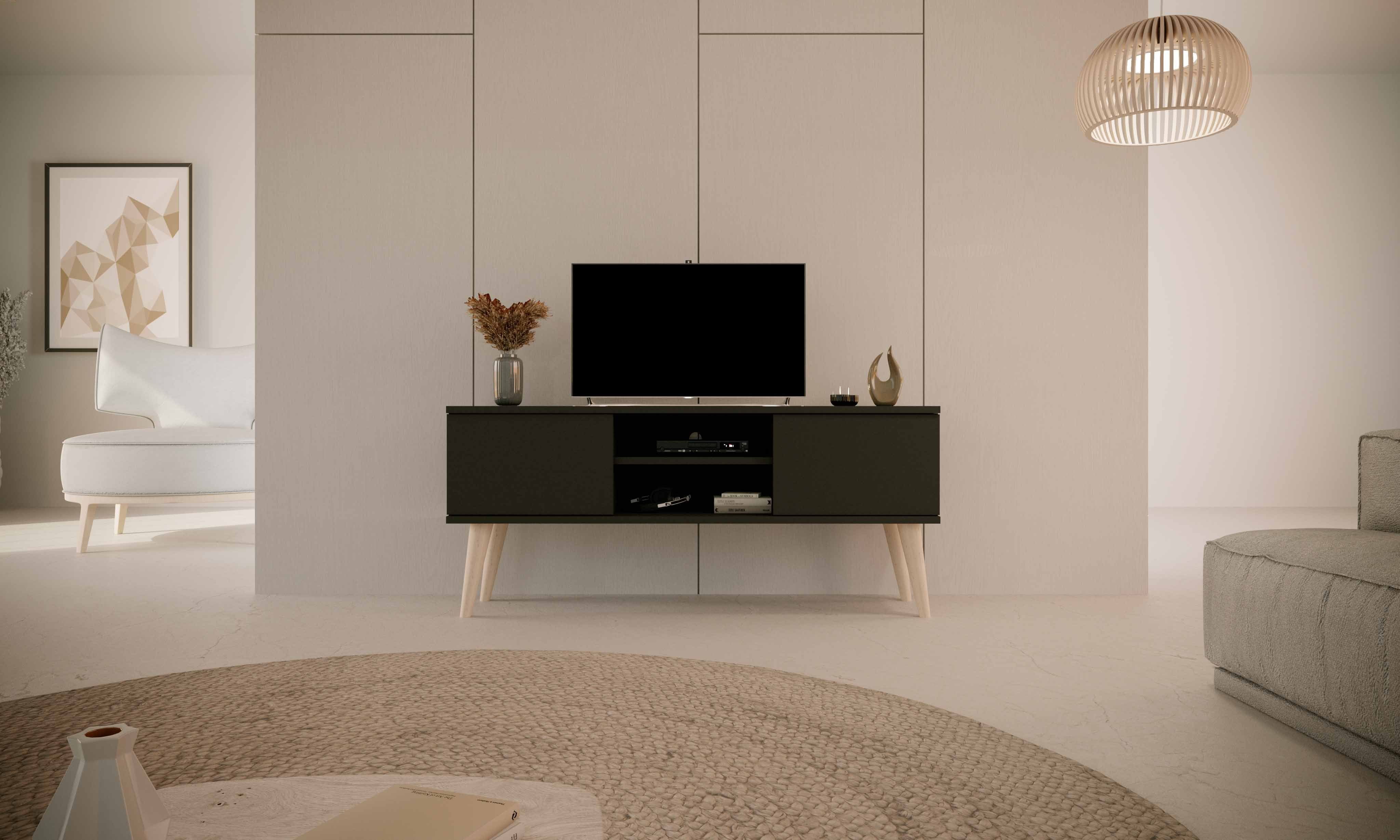Bjird Lowboard TV-Schrank "Toronto" (2 Schranktüren, günstig online kaufen