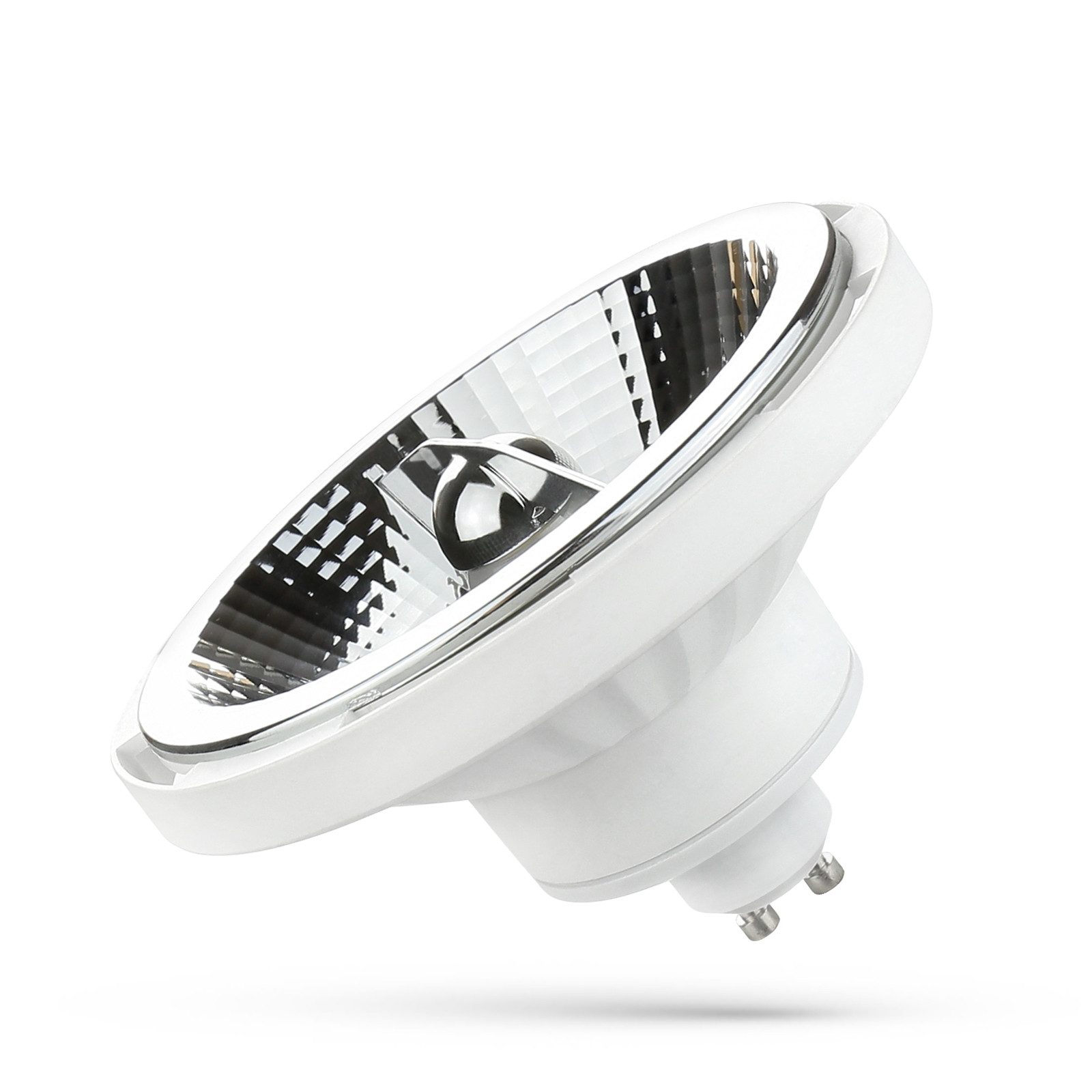 Spectrum LED-Leuchtmittel LED AR111 GU10 Reflektor 10W Weiß 850lm 20° 230V Neutralweiß 840 4000K, GU10, Neutralweiß