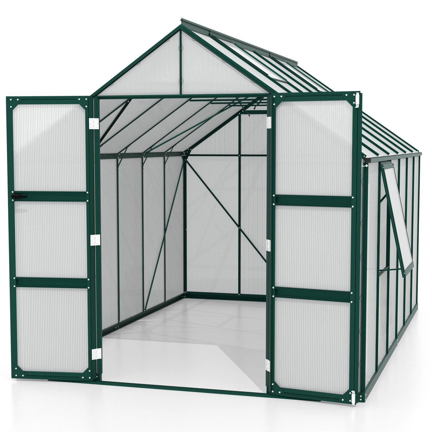 Vitavia Gewächshaus Olymp 9900, 4,00 mm Wandstärke grün | Rabatt: 29%