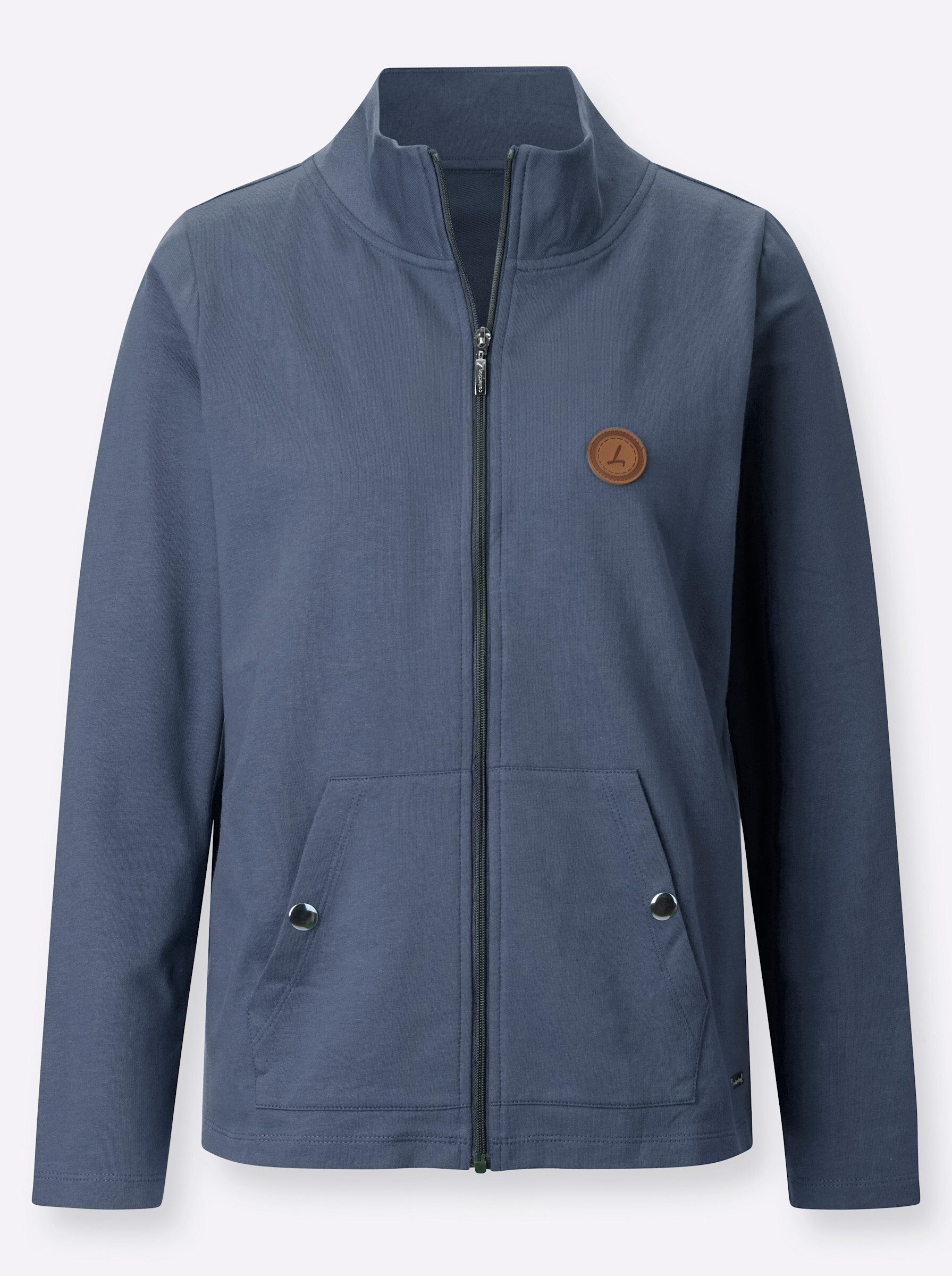 Shirtjacke Sweatjacke Langarm