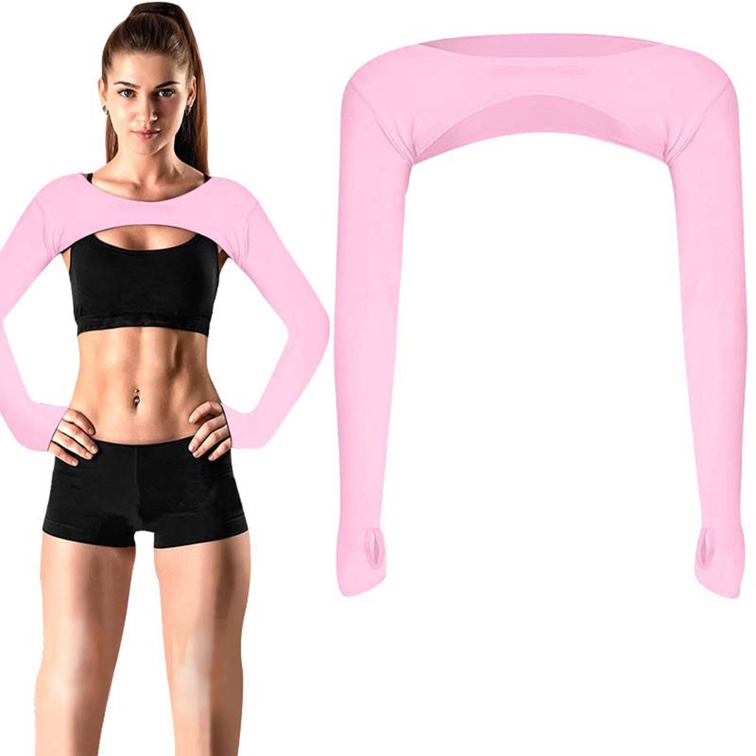 Zaewry Armstulpen Sommer Armlinge Herren Damen UV-Schutz mit Fingerlöchern für Radsport