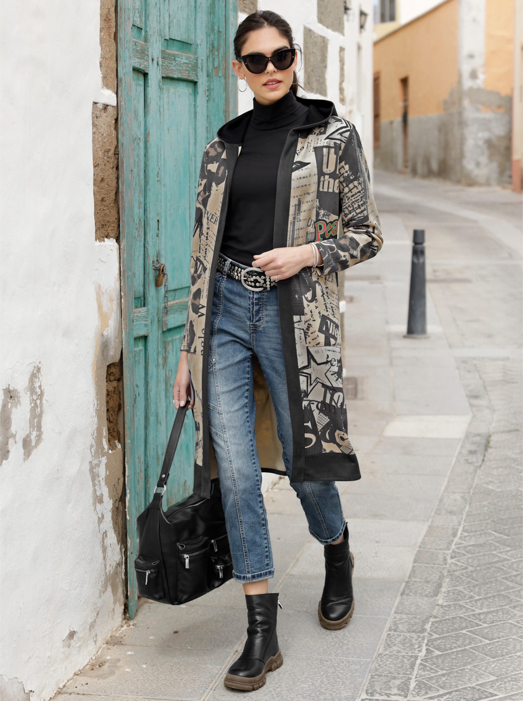 heine Shirtjacke Shirtjacke Langarm