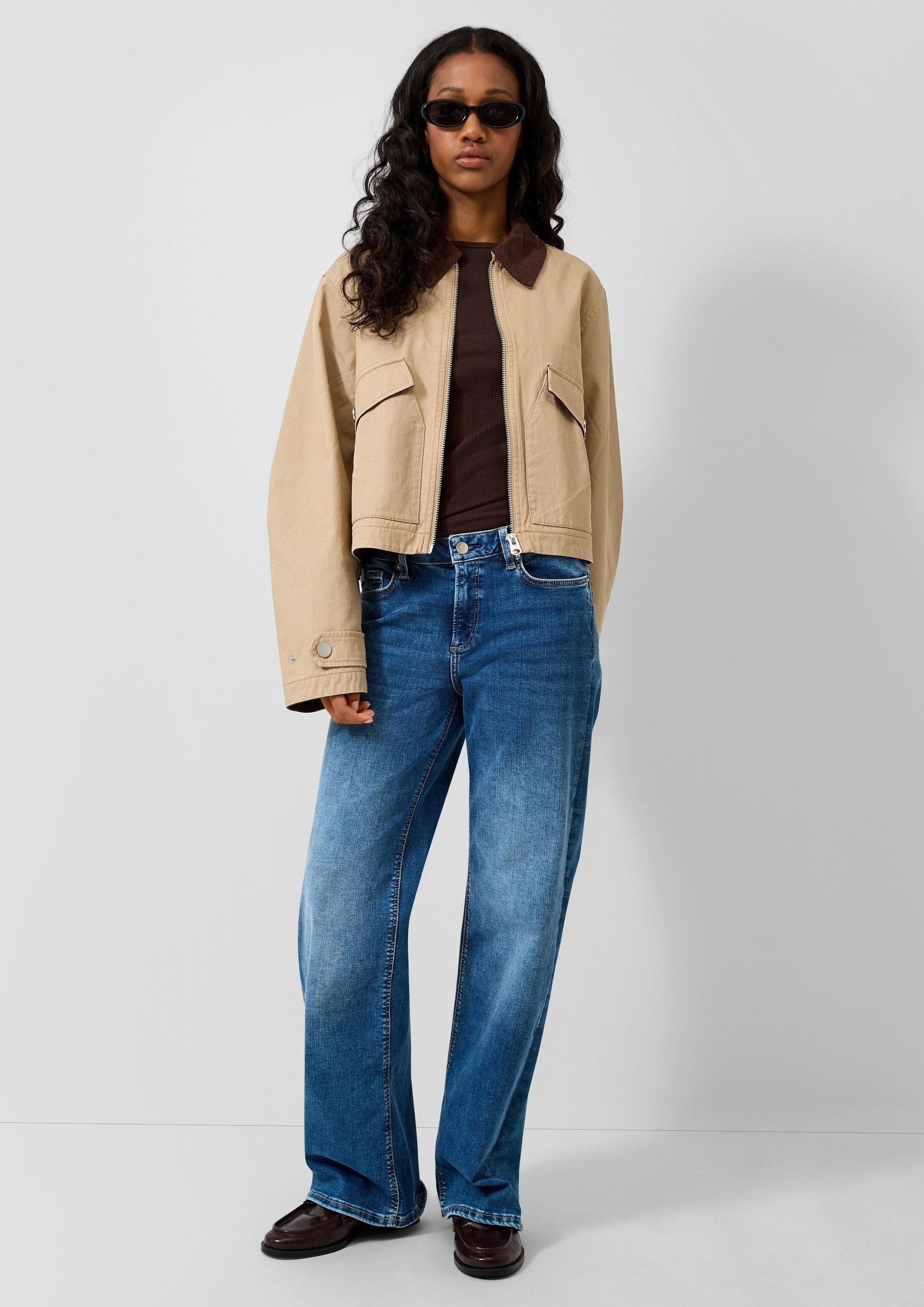 QS Weite Jeans Jeans-Hose CATIE Jeans Catie / Mid Rise / Wide Fit / Superstretch