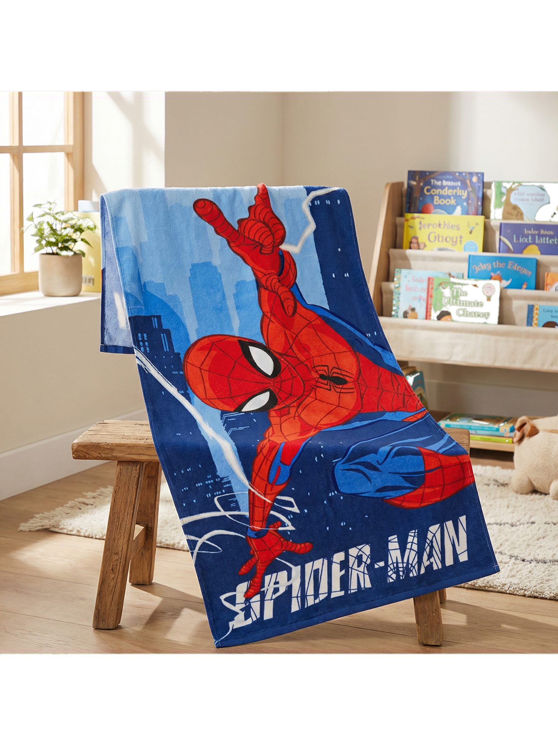 MARVEL Strandtuch Marvel Spiderman Mikrofaser Strandtuch Badetuch Duschtuch XL, Mikrofaser (1-St), 70x140 cm