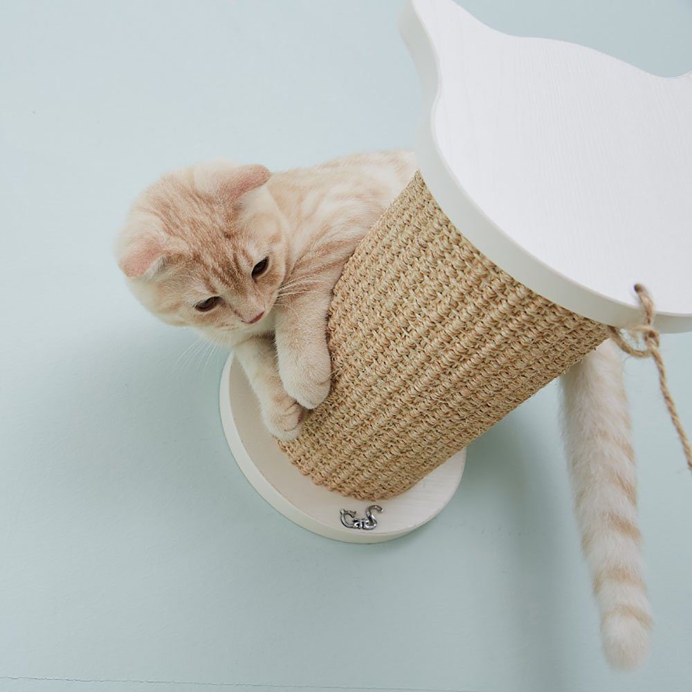 CatS Design Katzen-Wandregal CatS Design "Wandpark" Katzen Wandkratzsäule F6, 30 ×20 x 18 cm