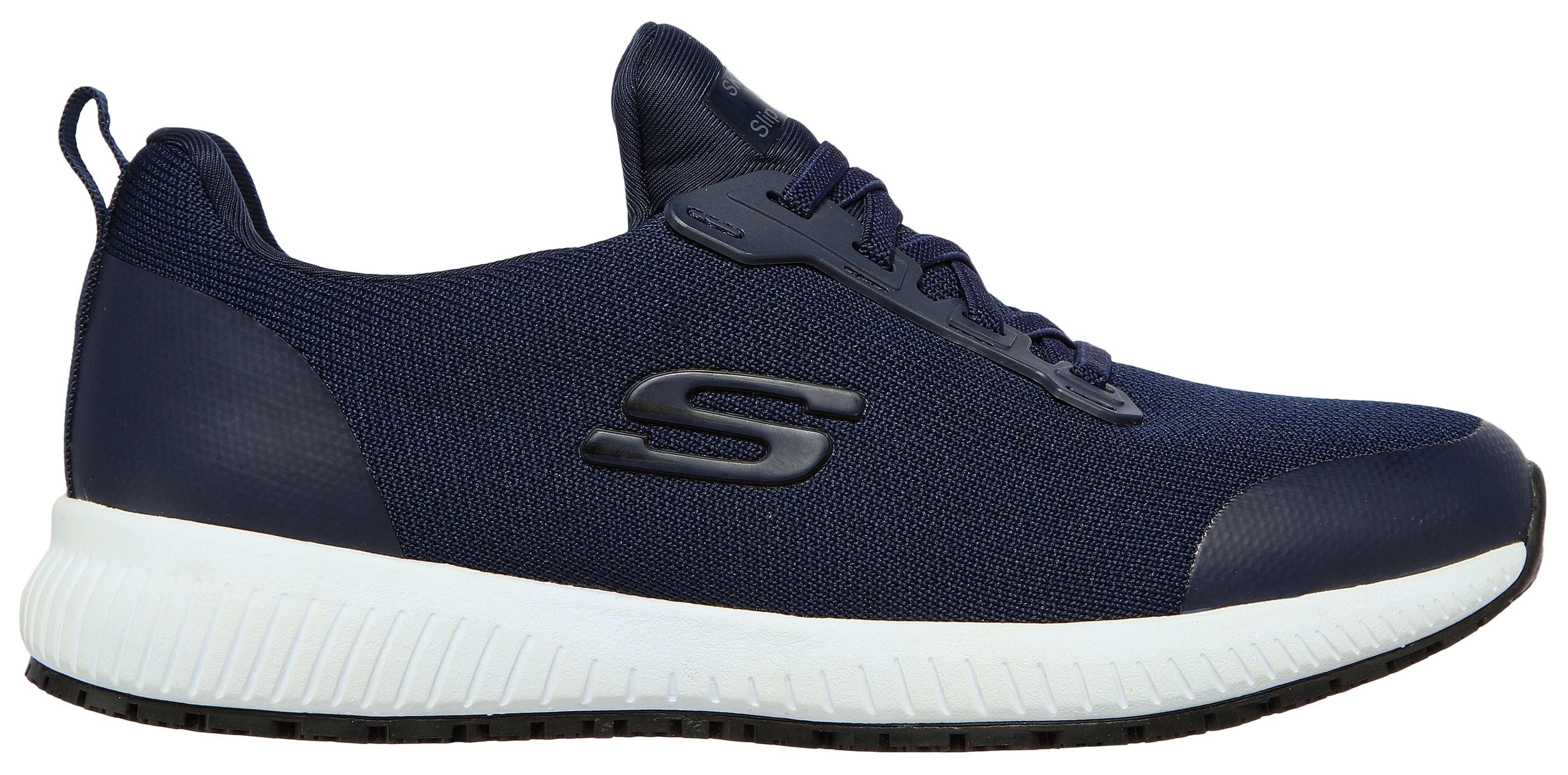 Skechers SQUAD SR Berufsschuh, Sneaker für Gastronomie & Pflege mit gepolstertem Schaftrand