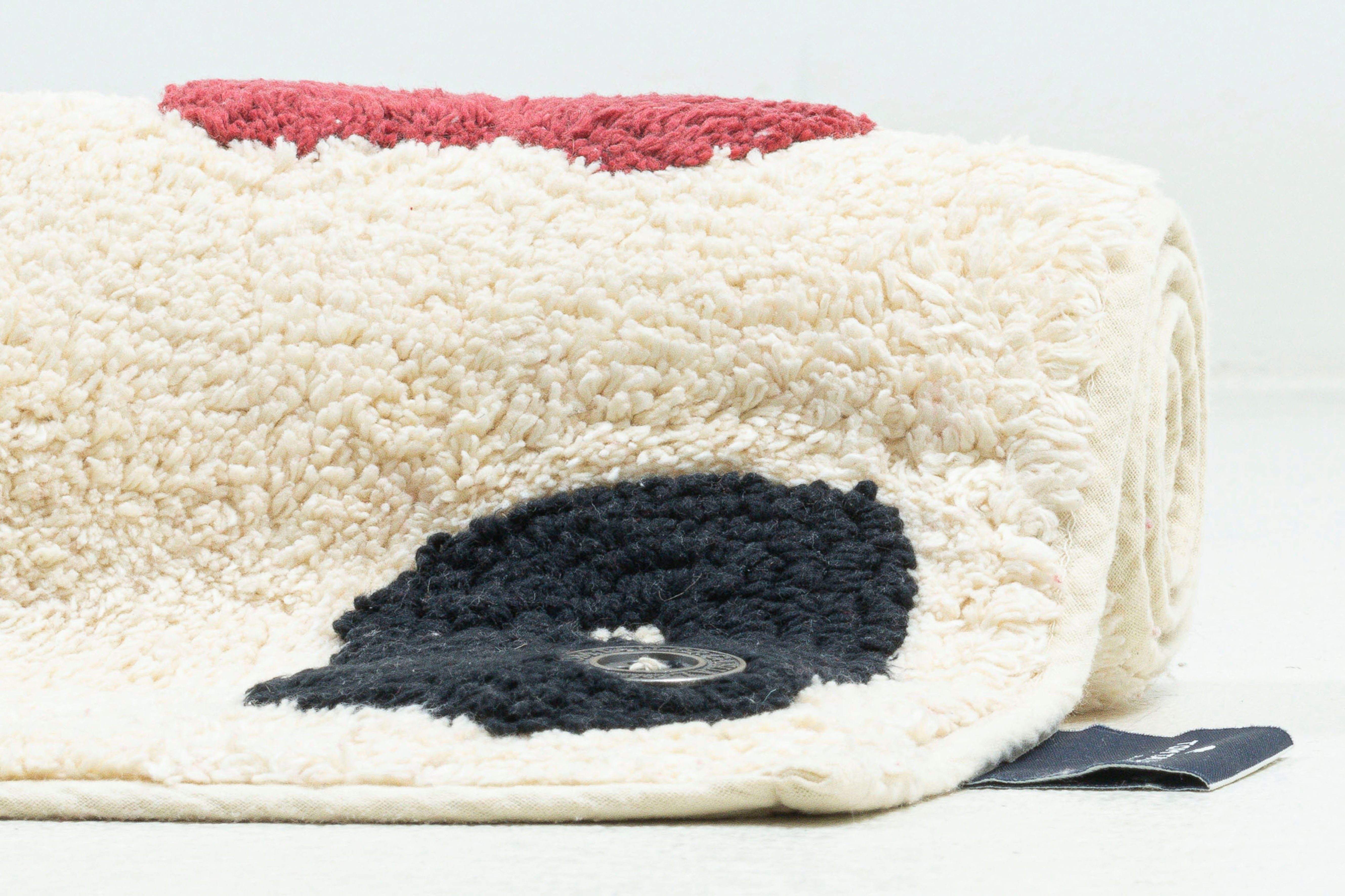 TOM TAILOR HOME Badematte Bings Heart of Bings, Höhe 10 mm, fußbodenheizungsgeeignet, Baumwolle, rechteckig, Badteppich, reine Baumwolle, Uni-Farben, Motiv Herzen & Buchstaben