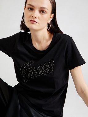 Guess T-Shirt (1-tlg) Weiteres Detail, Pailletten