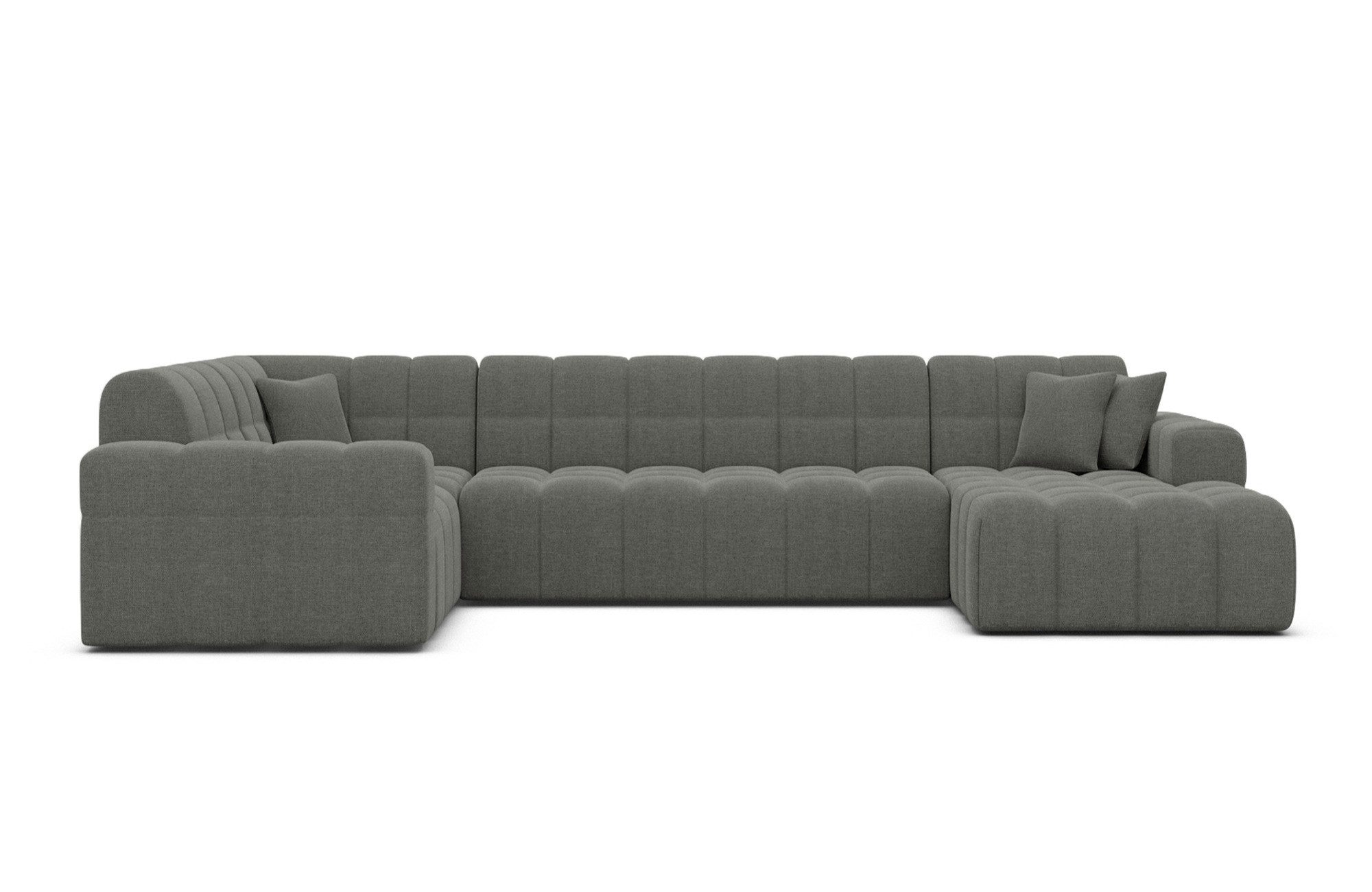 Sofa Dreams Wohnlandschaft Stoff Wohnlandschaft Modern Polstersofa Ibiza U Form Luxus Stoffsofa, Loungesofa