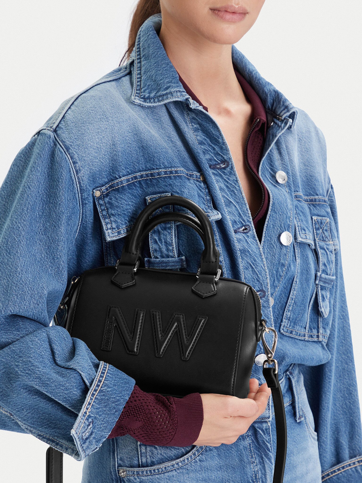 Nine West Handtasche Nine West Damenhandtasche Schwarz NINE WEST-EO-LIRA II-LX20085 Schwarz