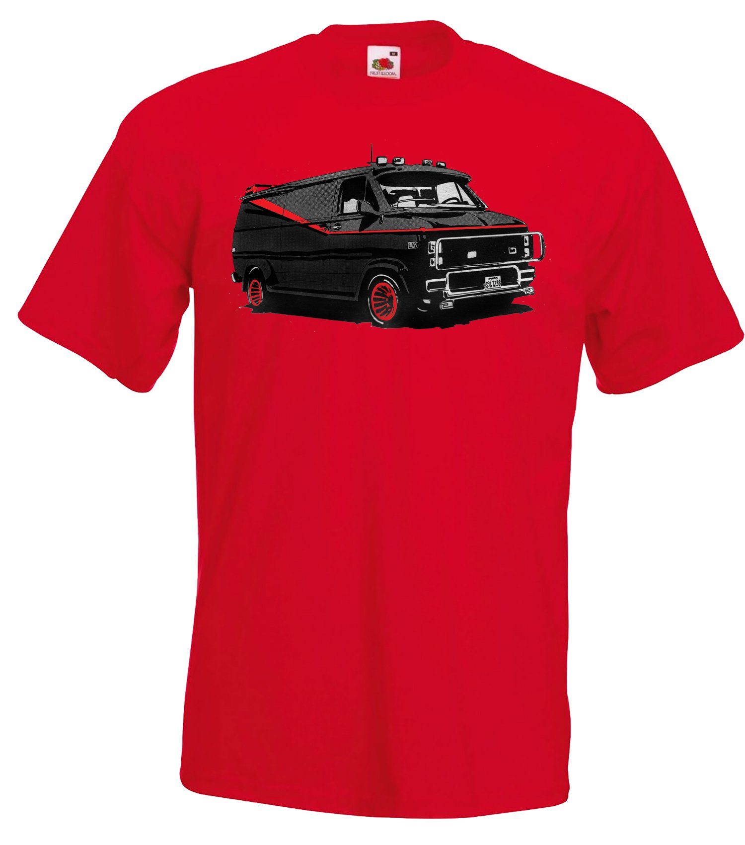 Youth Designz T-Shirt A-Team Van Herren T-Shirt mit trendigem Frotnprint