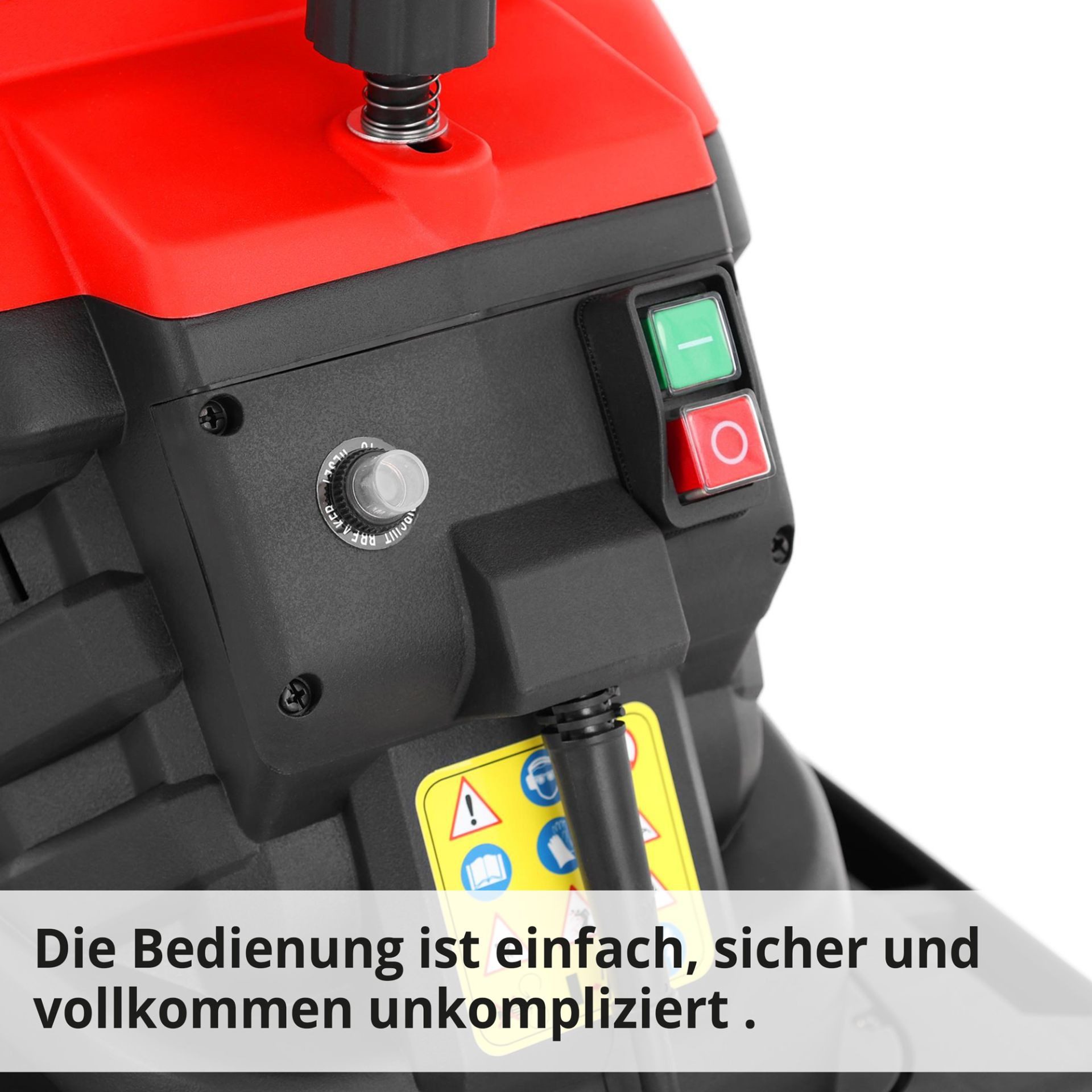 Hecht Messerhäcksler 626 Box Elektro-Gartenhäcksler 2600 W 60 l Fangbox, 4,5 cm max. Astdurchmesser, (1-St), Häckselgut bis 45 mm, leise, für Äste & Sträucher