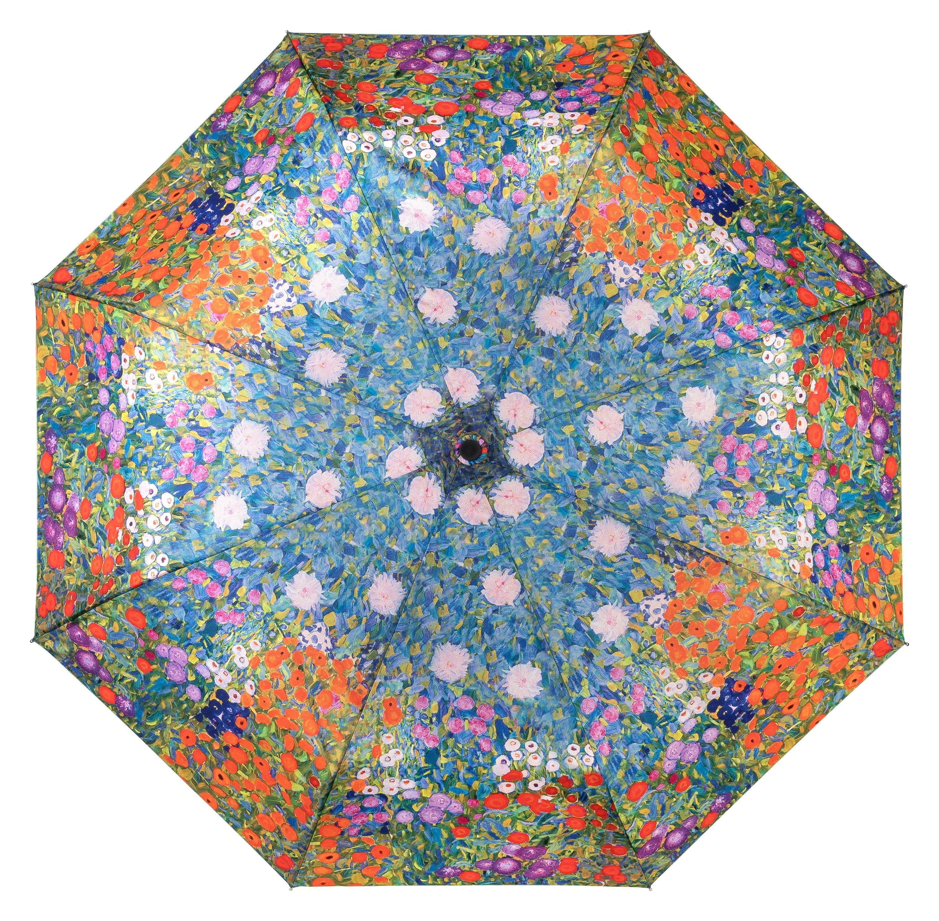 von Lilienfeld Taschenregenschirm Motivschirm Gustav Klimt: Bauerngarten Ku günstig online kaufen