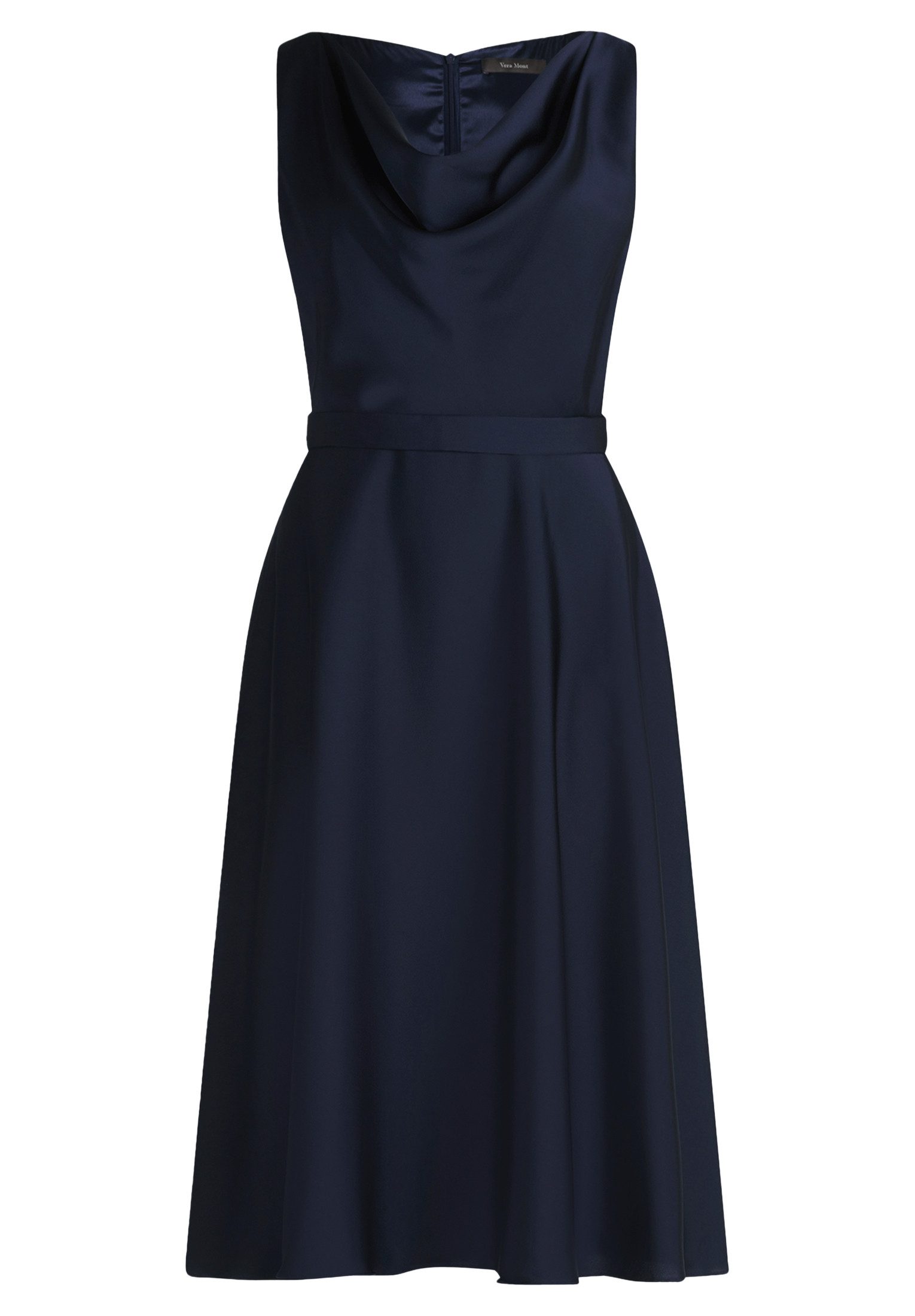 Vera Mont Cocktailkleid Damen Cocktailkleid mit Wasserfallausschnitt Form günstig online kaufen
