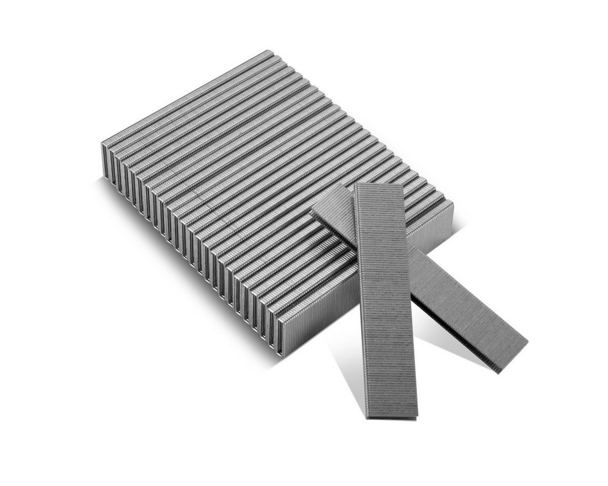 Thumbnail - STAHLWERK Druckluftwerkzeug Heftklammern Typ 90 (1,25 x 1,0 mm) mit 25mm Länge, (Paket, 5000-tlg., Set), für die profess...