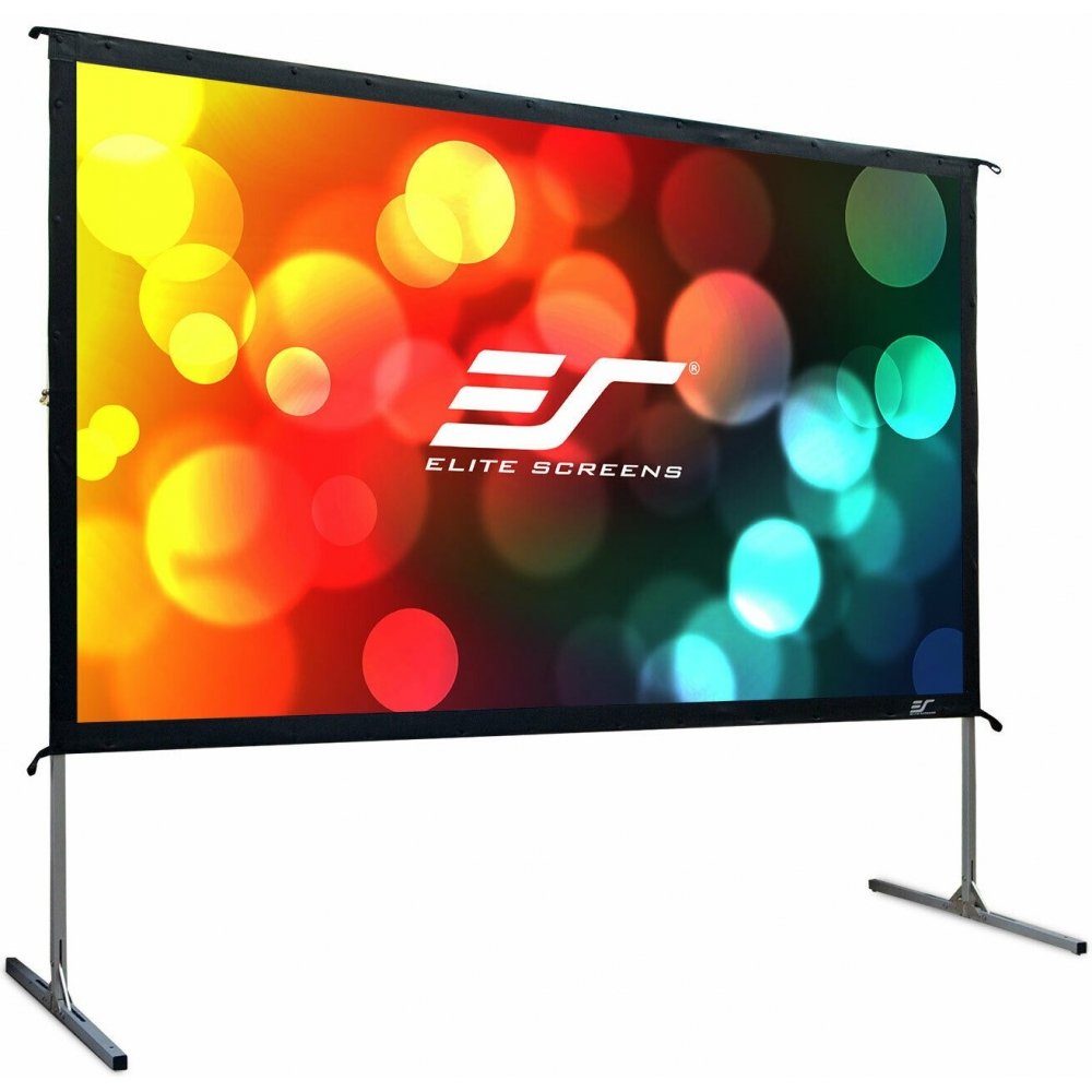ELITE SCREENS Yard Master 2 - Stativ Leinwand - silber/schwarz Stativleinwand