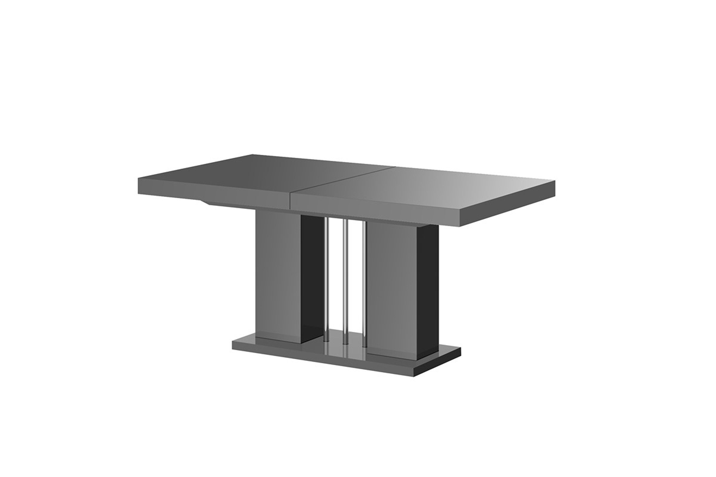 Esstisch Design Esstisch HLE-111 Hochglanz ausziehbar Tisch Esszimmer 160 - 256