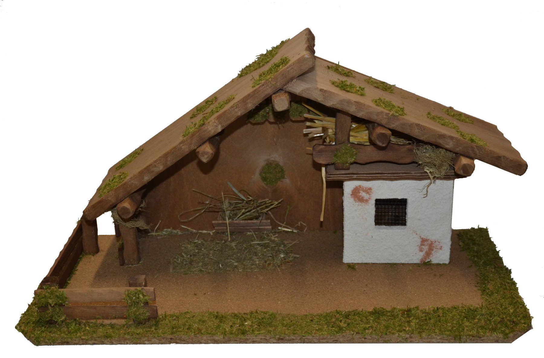 Alfred Kolbe Krippe Krippenstall, für 10 cm Figuren