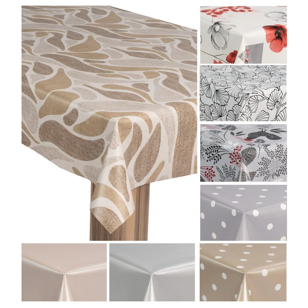 laro Tischdecke Wachstuch-Tischdecke Wachstischdecke Gartentischdecke günstig online kaufen