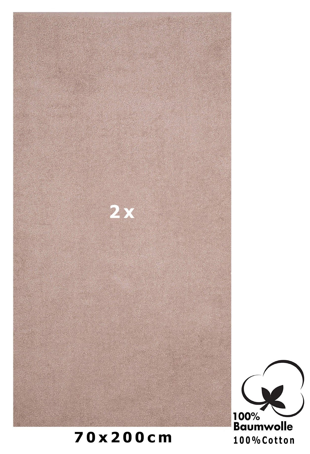 Betz Saunatuch 2 Stück Saunatücher XXL Berlin Größe 70 x 200 cm, 100% Baumw günstig online kaufen