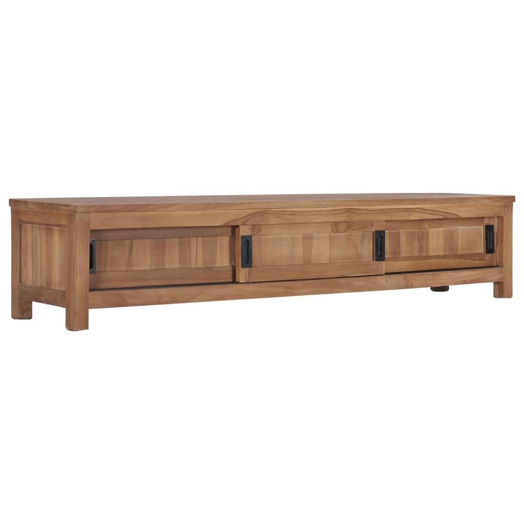 furnicato 150 x x Massivholz cm 30 TV-Schrank 30 Teak