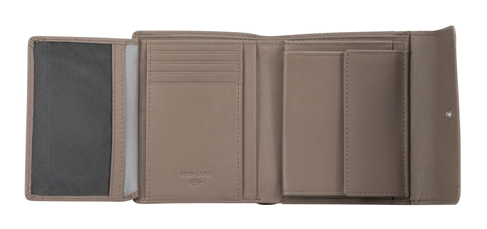 Jost Geldbörse Wallet, aus echtem Rindsleder mit RFID-Blocker Schutz
