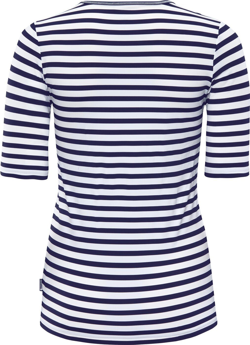 SCHNEIDER Sportswear Kurzarmshirt DESYW-SHIRT WEIß/DUNKELBLAU günstig online kaufen