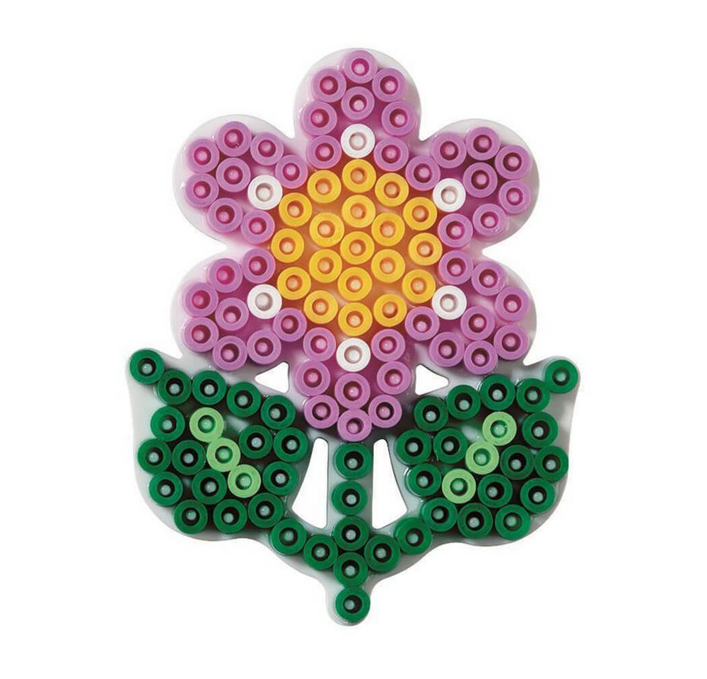 Thumbnail - Hama Bügelperlen Hama Midi-Stiftplatte kl. Blume, weiß