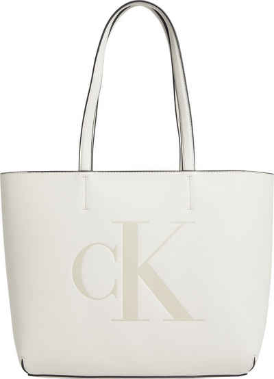 Calvin Klein Jeans Shopper »SCULPTED SHOPPER29 MONO« (Packung), mit schöner Logo Prägung