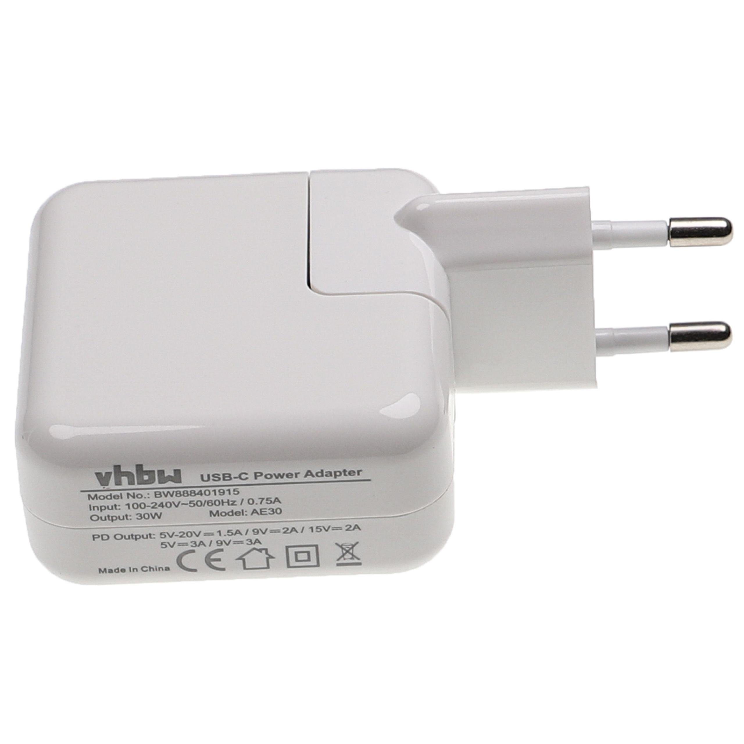 vhbw passend für Apple Macbook Pro 13" 2016, 13" 2020, 13" 2019, 13" 2018, USB-Adapter