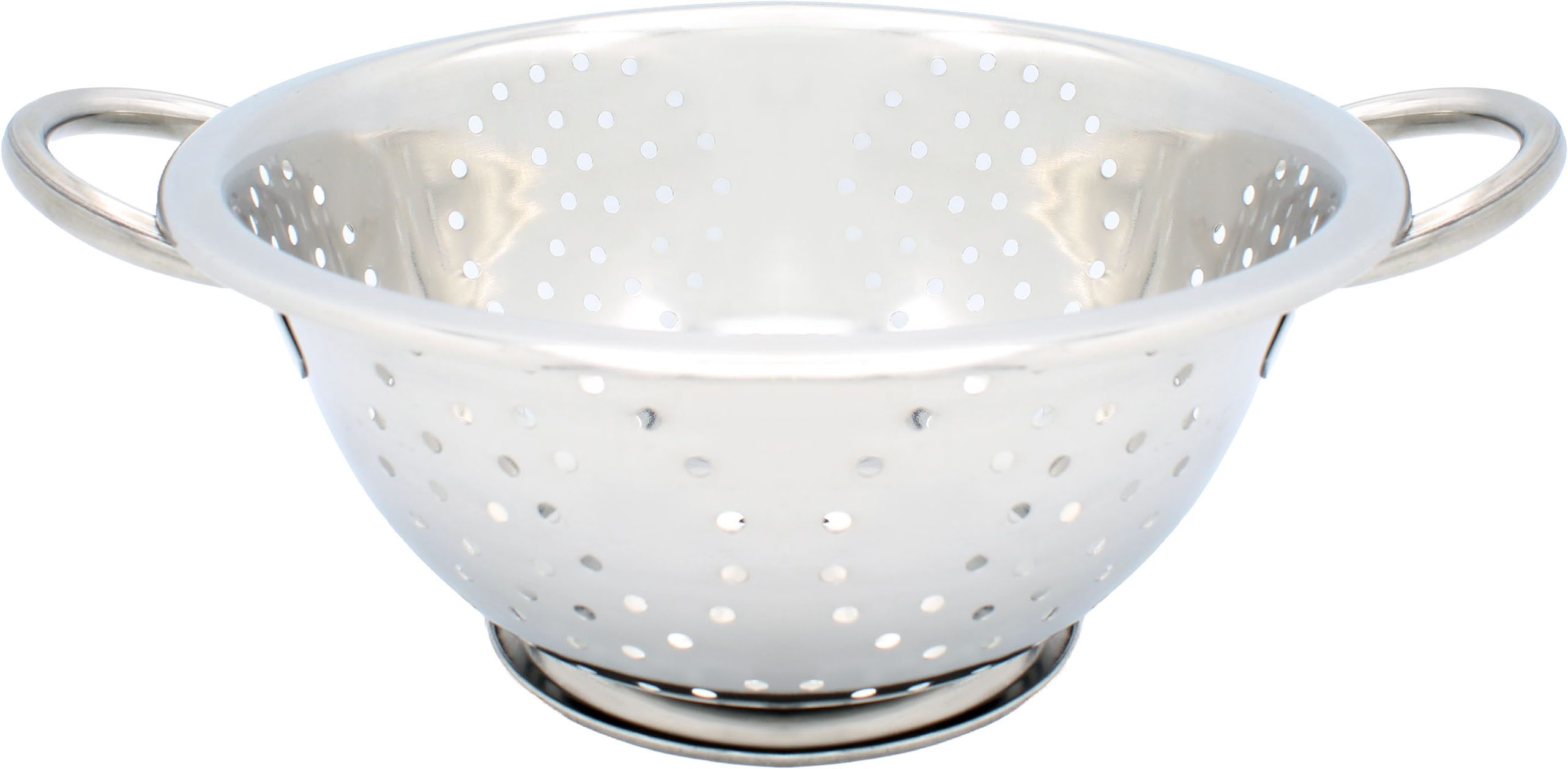 Krüger Seiher Edelstahl Standseiher glänzend poliert, Ø 24 cm, Edelstahl, (1-St), zeitloses Design und einfache Reinigung
