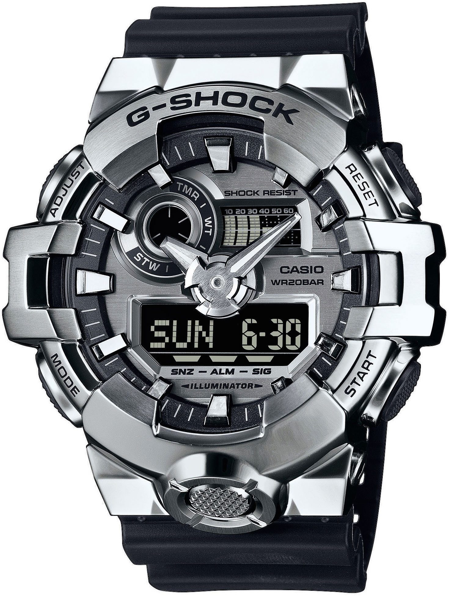 CASIO G-SHOCK Chronograph GM-700-1AER, Quarzuhr, Armbanduhr, günstig online kaufen