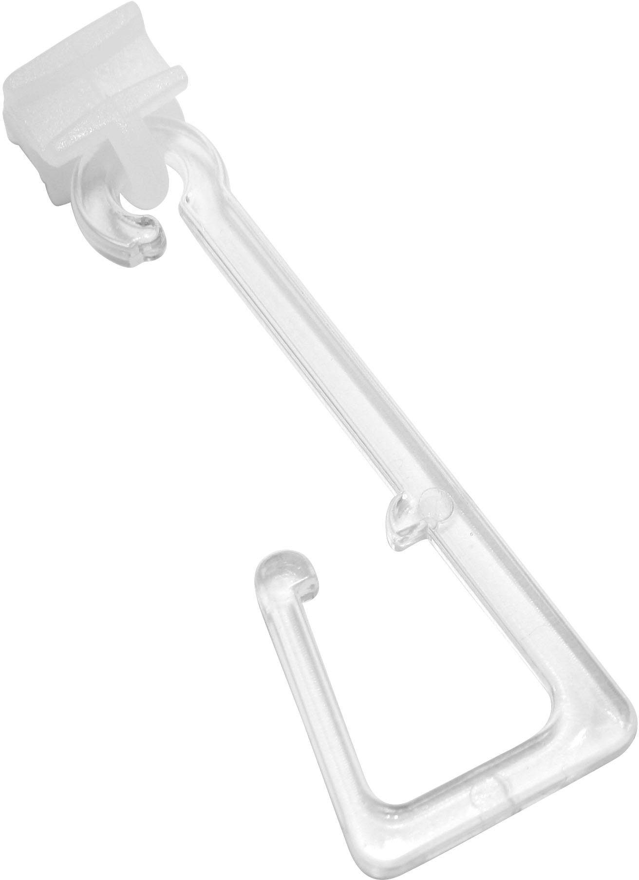 GARDINIA Gardinenhaken Haken für Stoffösen, (10-St), Serie Stoffösen