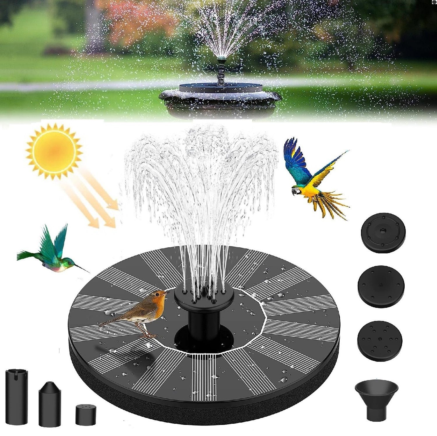 DOPWii Gartenbrunnen Solarpumpe,1.2W, 13*13CM,Solarbrunnen Mit 6 günstig online kaufen