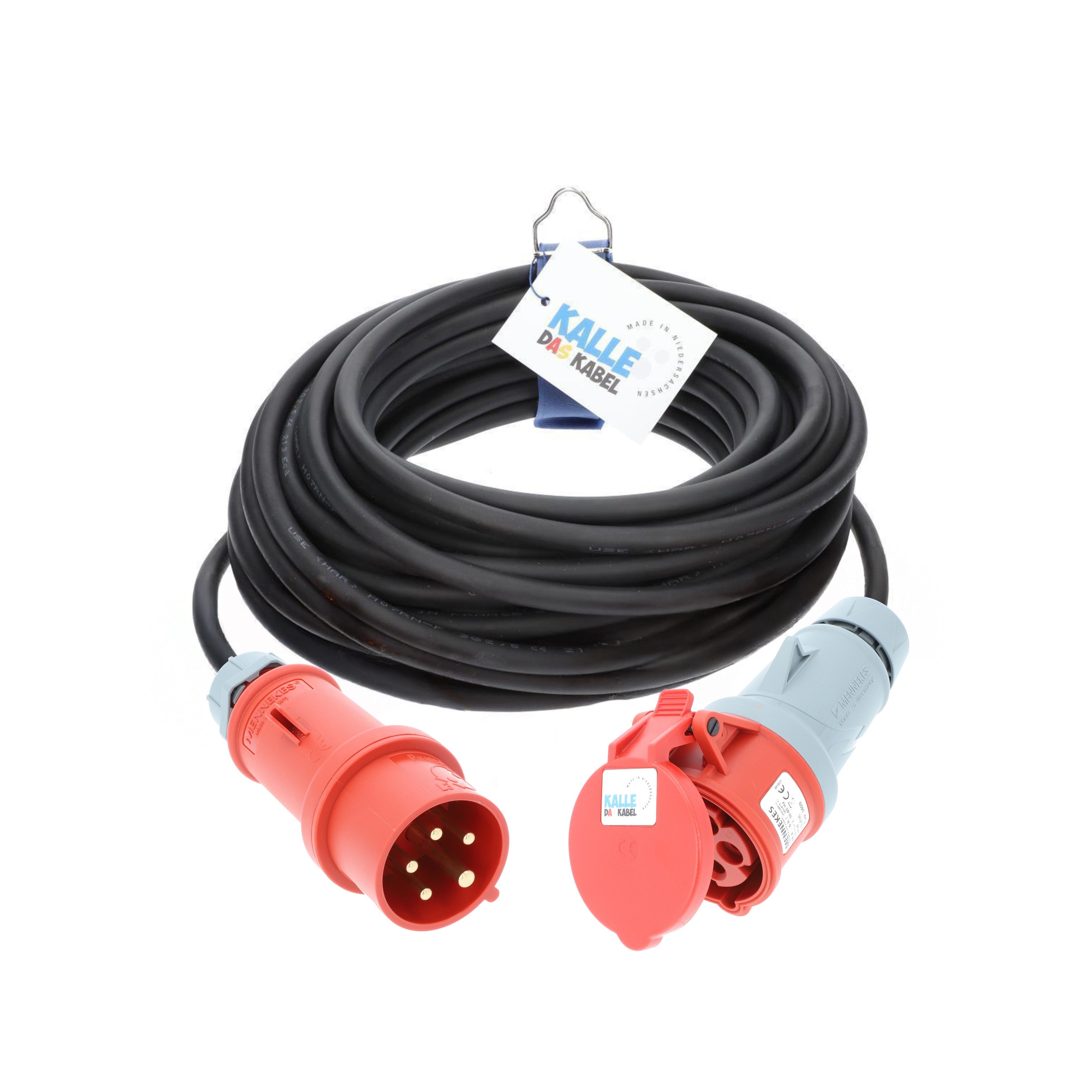 Kalle Verlängerungskabel CEE 400V 16A 1,5mm² Phasenwender IP44 10m Verlängerungskabel